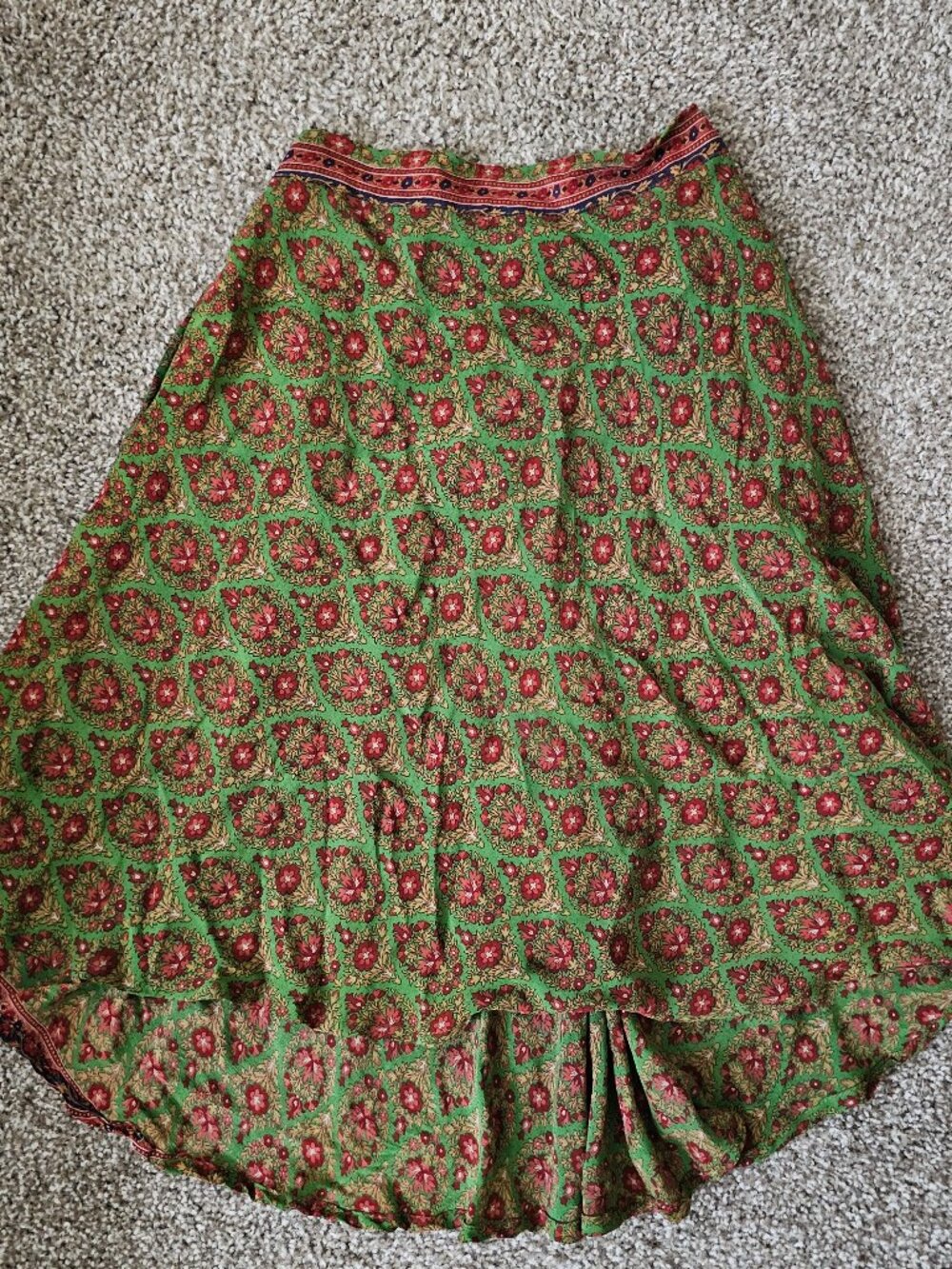 Indie Ella Boho Green Skirt